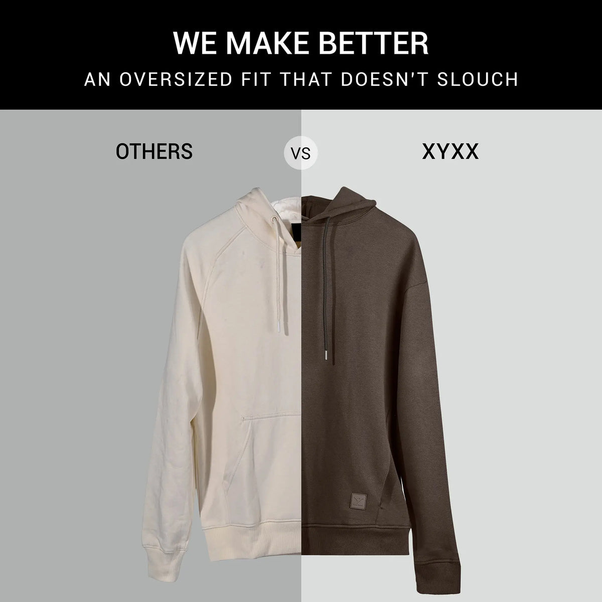 Pulse French Terry Cotton Blend Hoodies Malt Brown - XYXX Crew