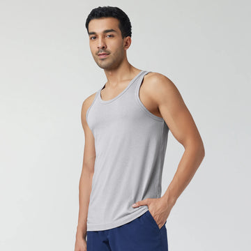 Ace Modal-Cotton Vest Frost Grey