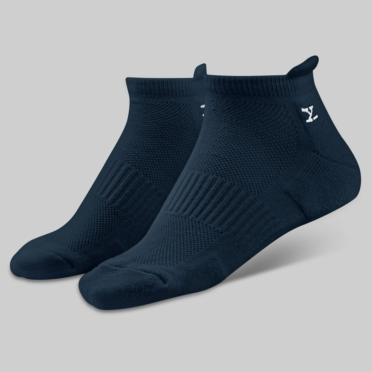Uno Cotton Stretch Blend Socks Midnight Blue - XYXX Crew