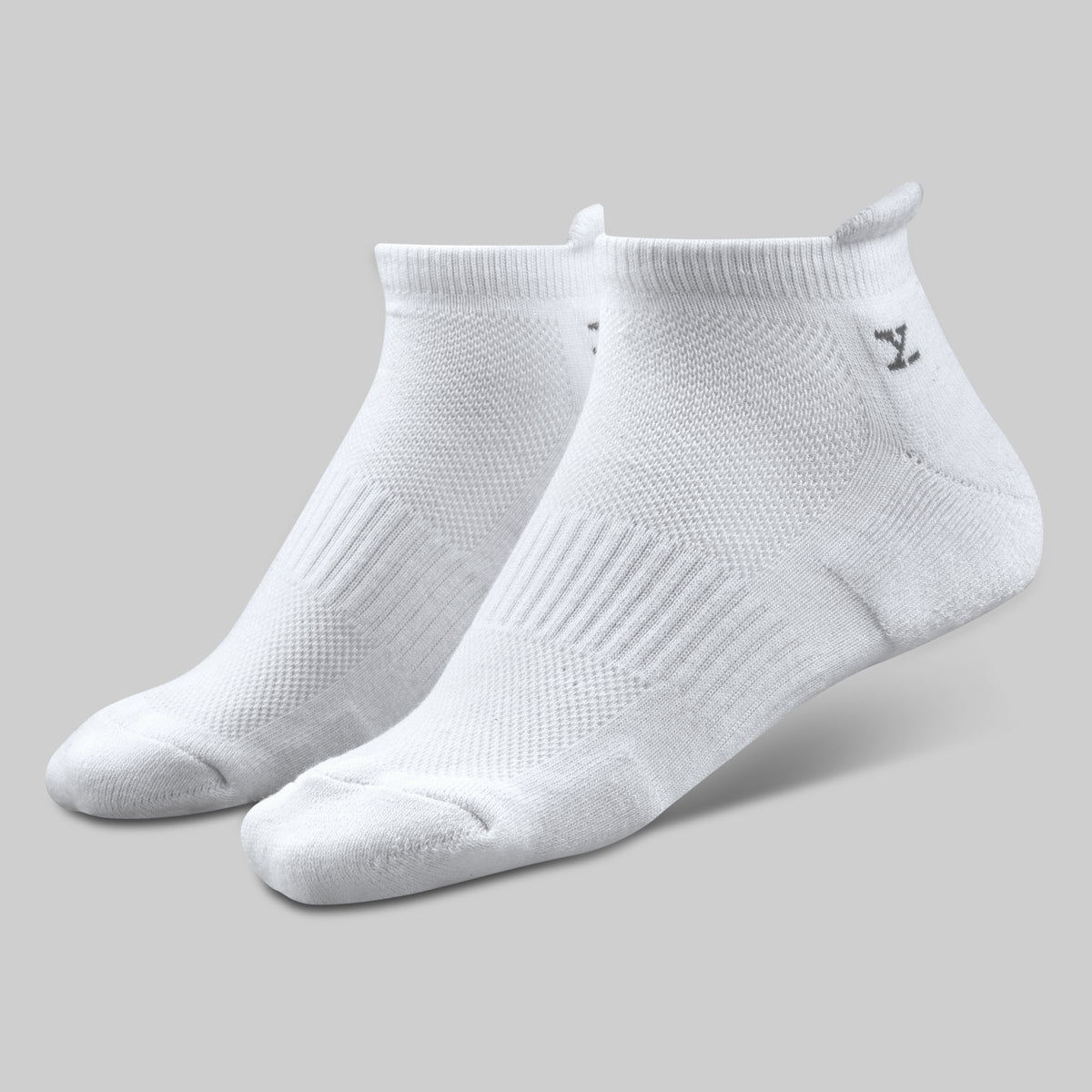 Uno Cotton Stretch Blend Socks Polar White - XYXX Crew