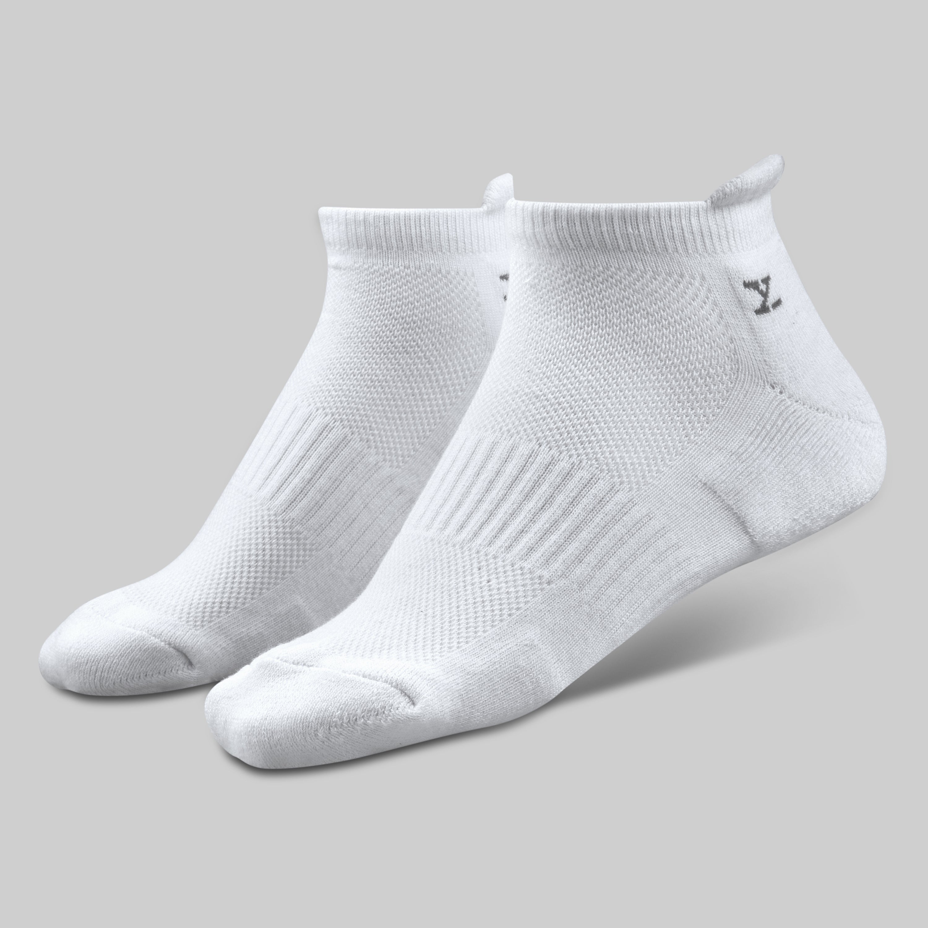 Uno Cotton Stretch Blend Socks Polar White - XYXX Crew