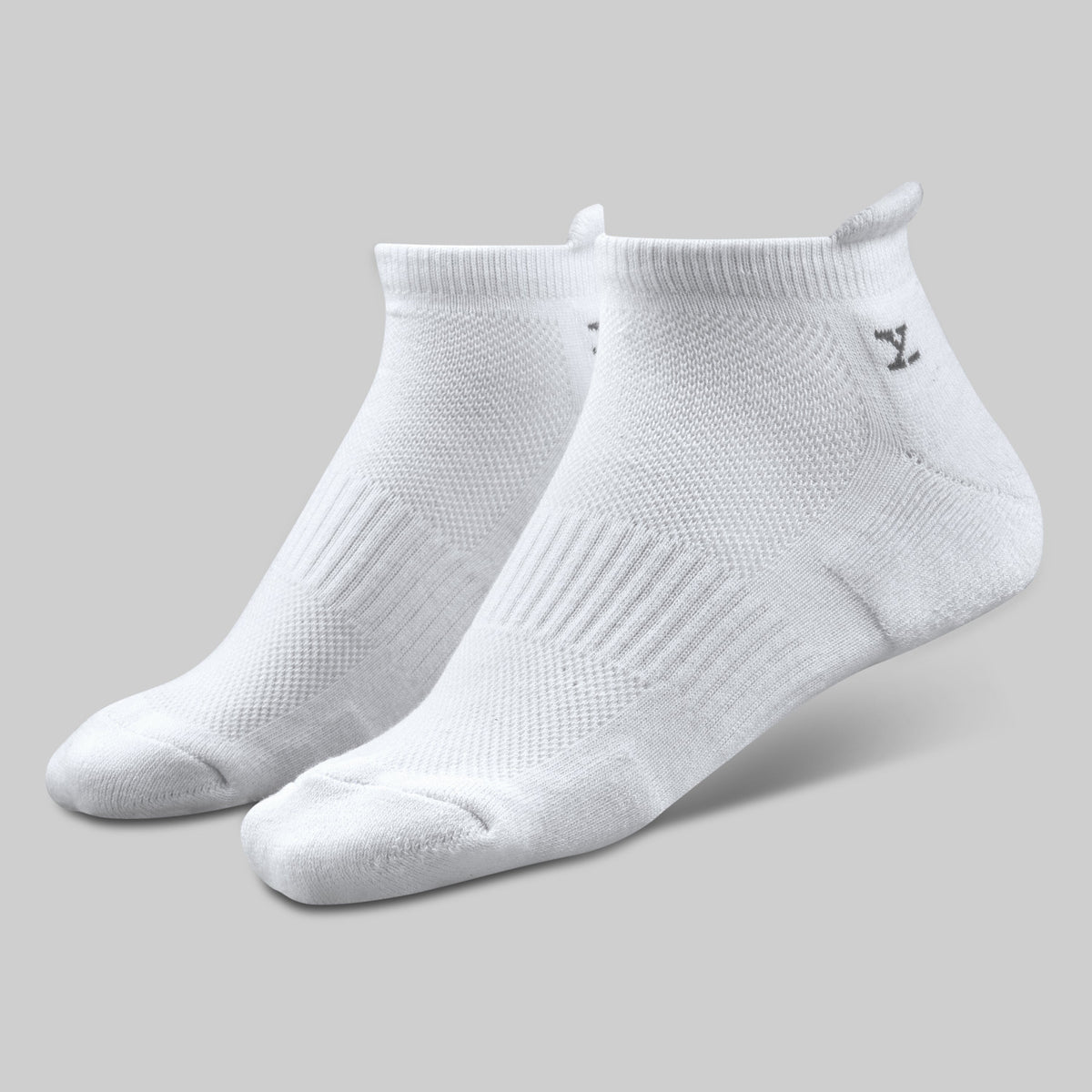 Uno Cotton Stretch Blend Socks Polar White - XYXX Crew