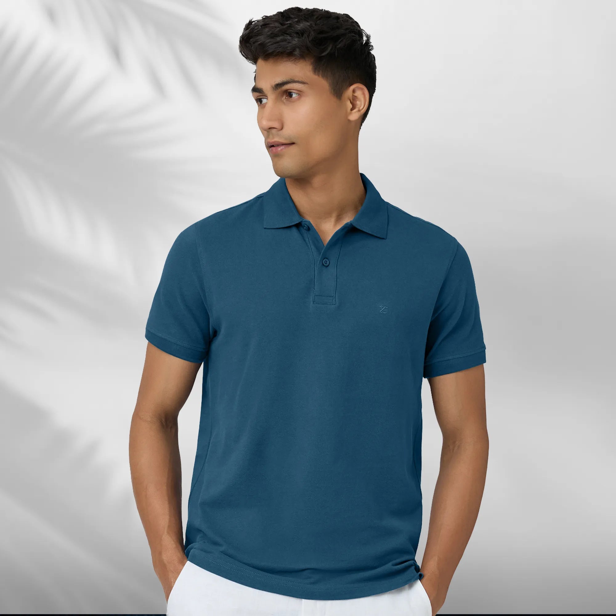 Nova Combed Cotton Polo T-shirts Isle Blue
