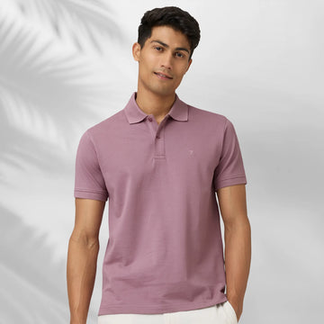 Nova Combed Cotton Polo T-shirts Rose Blush