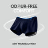 Traq Silver Cotton Trunks Midnight Blue