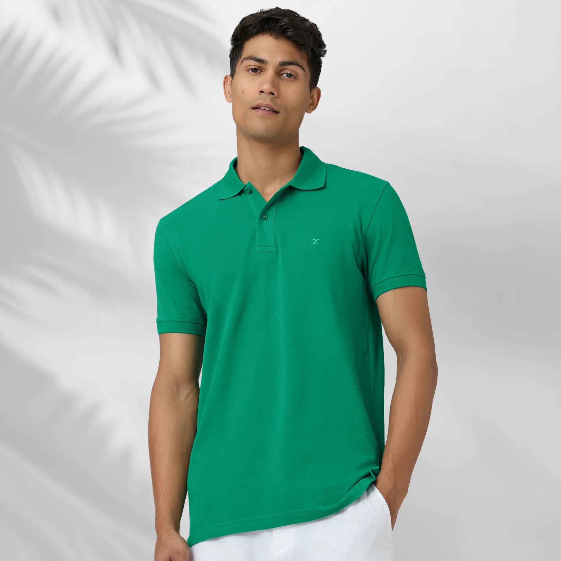 Nova Combed Cotton Polo T-shirts Fiesta Green