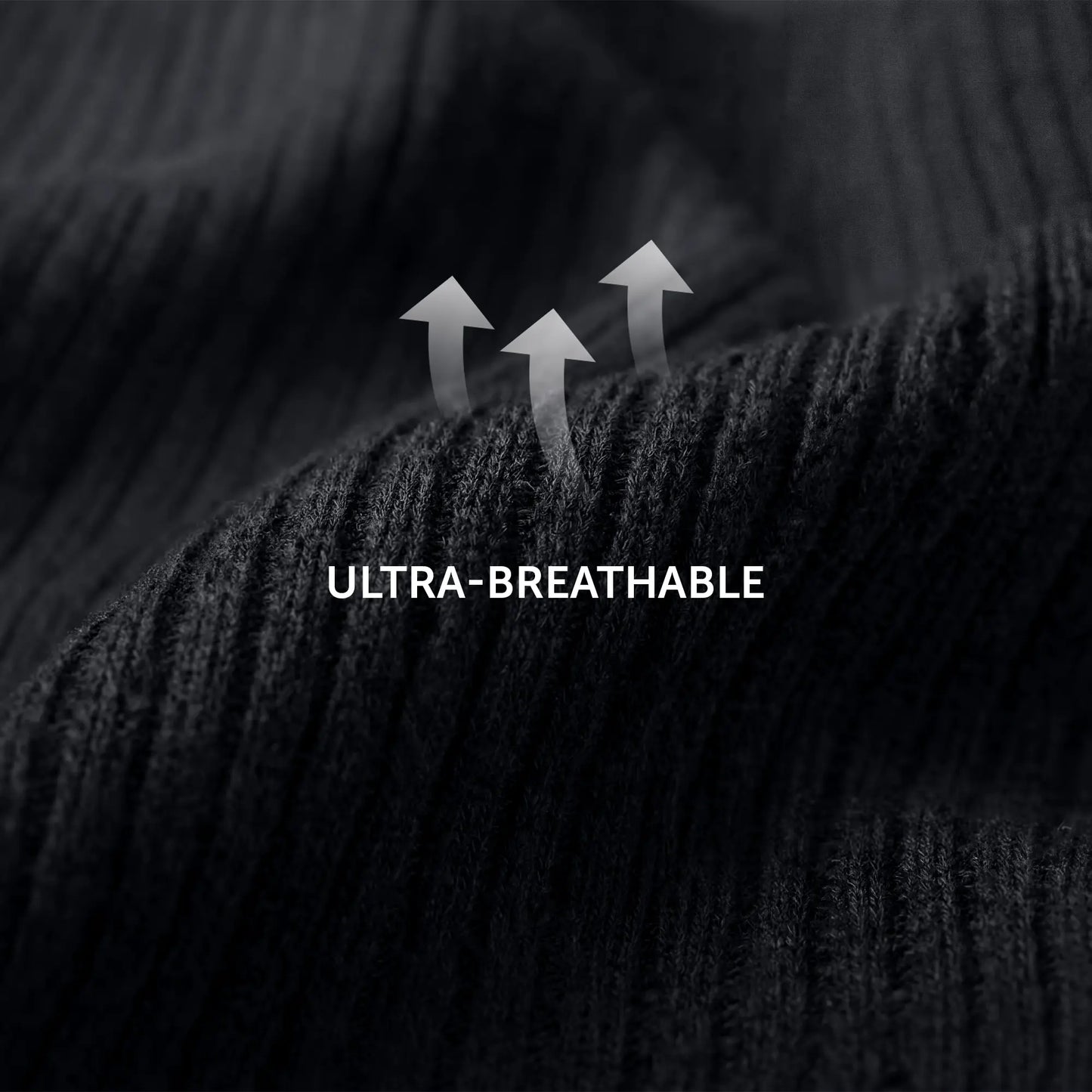 Crew-Length Socks - Pitch Black