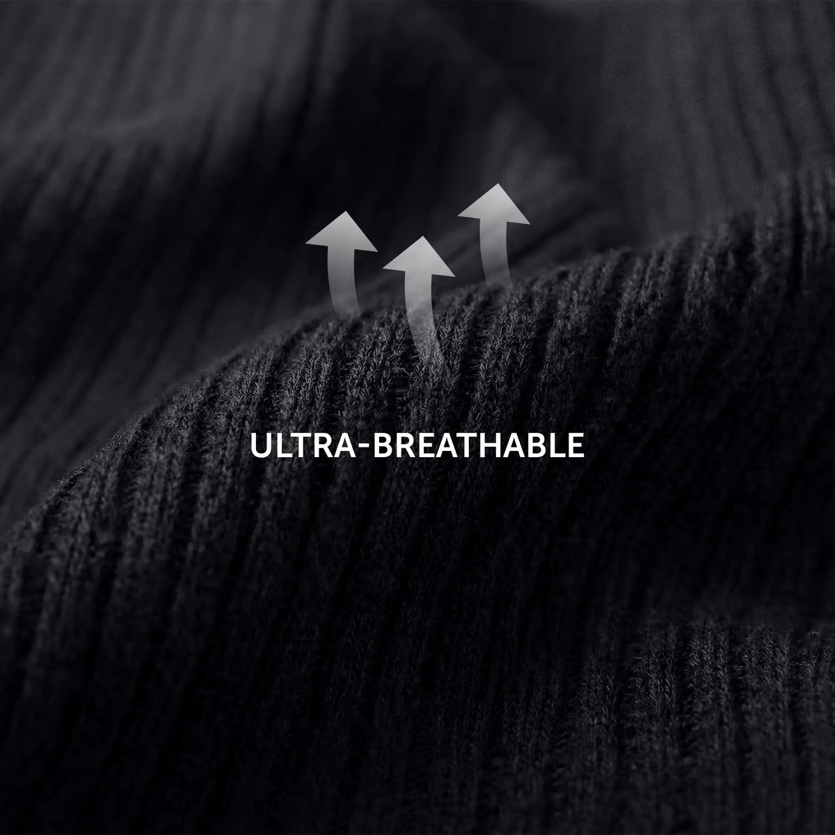 Crew-Length Socks - Pitch Black