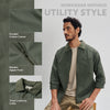 Cotton Canvas Jacket - Dusty Olive