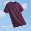 Pace Combed Cotton T-shirts Plum Red