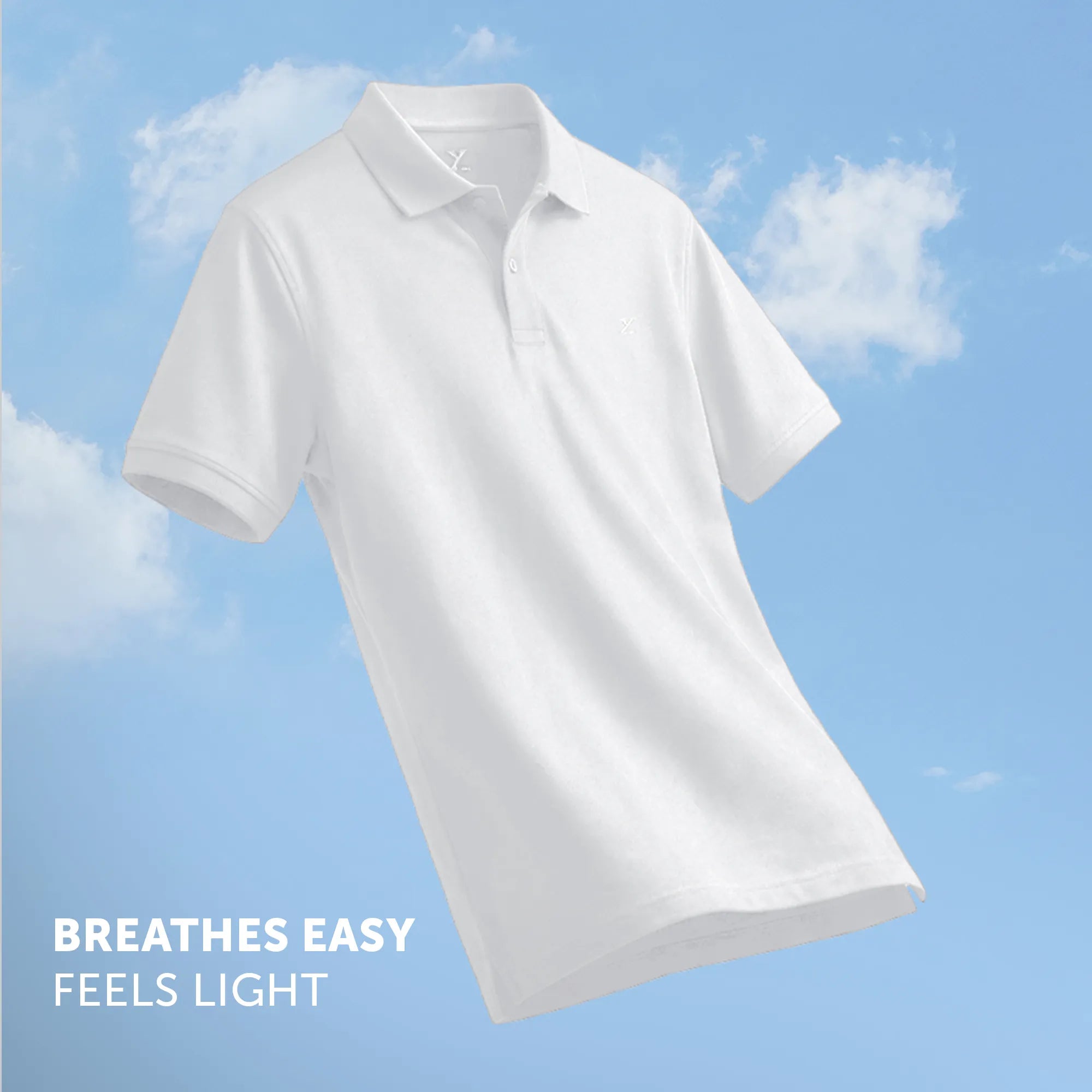 Nova Combed Cotton Polo T-shirts Polar White