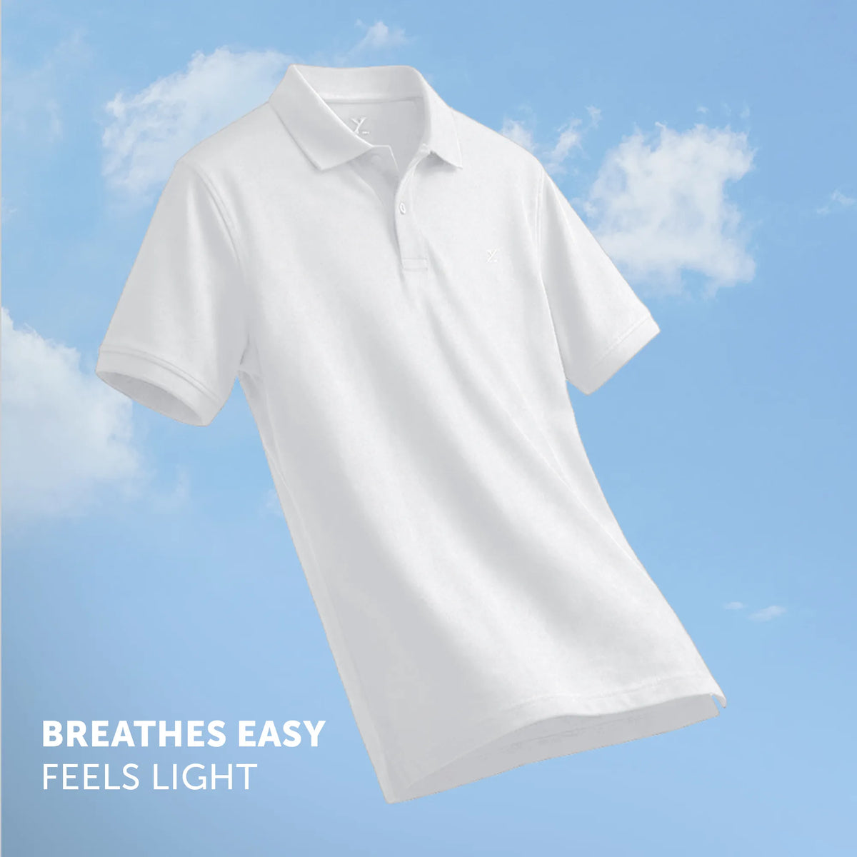 Nova Combed Cotton Polo T-shirts Polar White