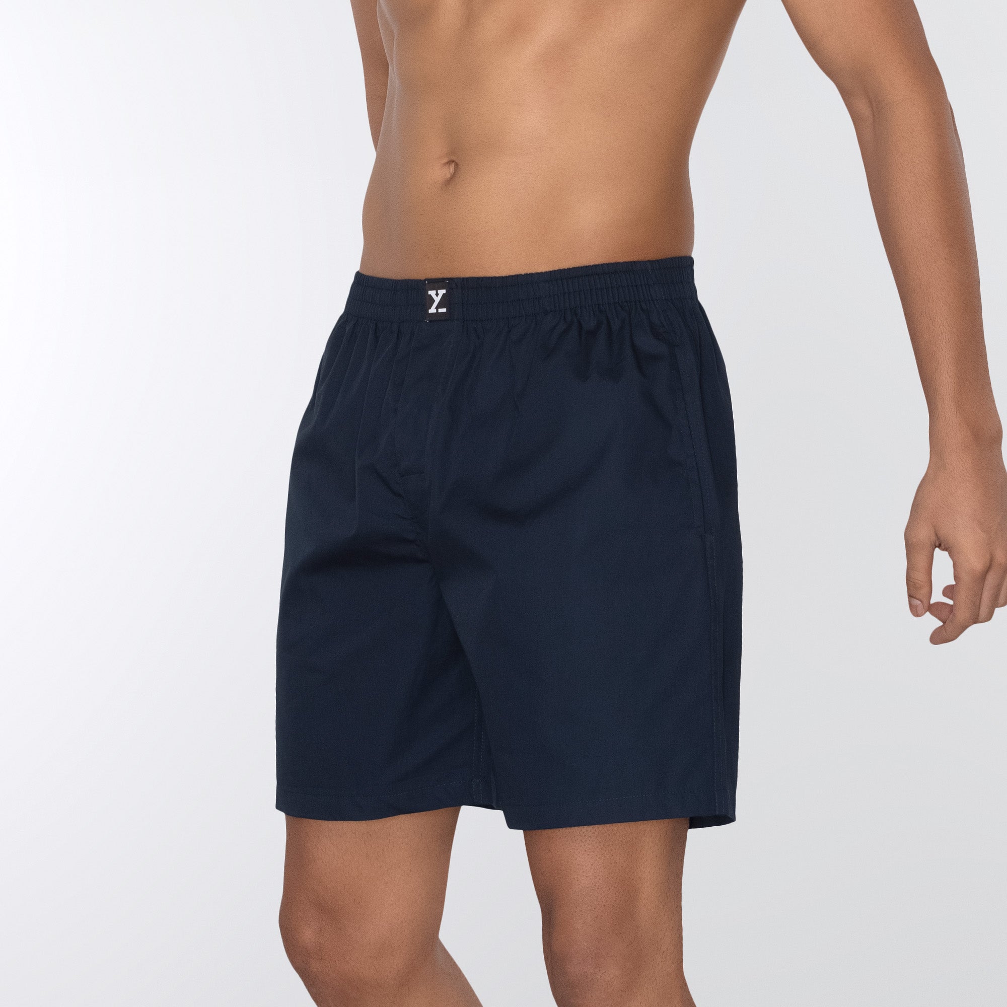 Pace Super Combed Cotton Boxer Shorts For Men Midnight Blue - XYXX Crew