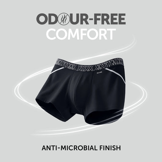 Sprint Cotton Stretch Trunks Black Knight