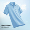 Nova Combed Cotton Polo T-shirts Sky Blue