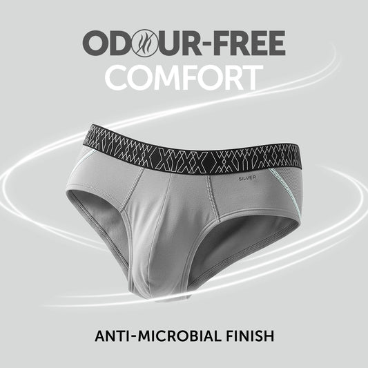 Sprint Cotton Stretch Briefs Opal Grey