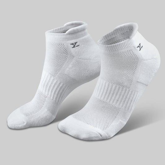 Uno Cotton Stretch Blend Socks Polar White - XYXX Crew