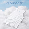 Ace Modal-Cotton Round Neck Vests Polar White Regular Fit