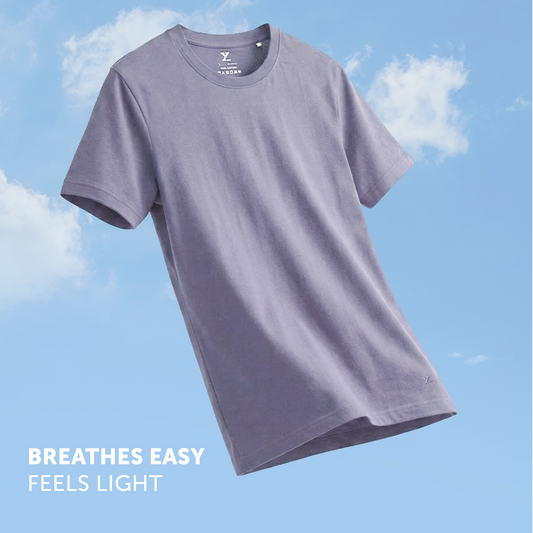 Pace Combed Cotton T-shirts Misty Lilac