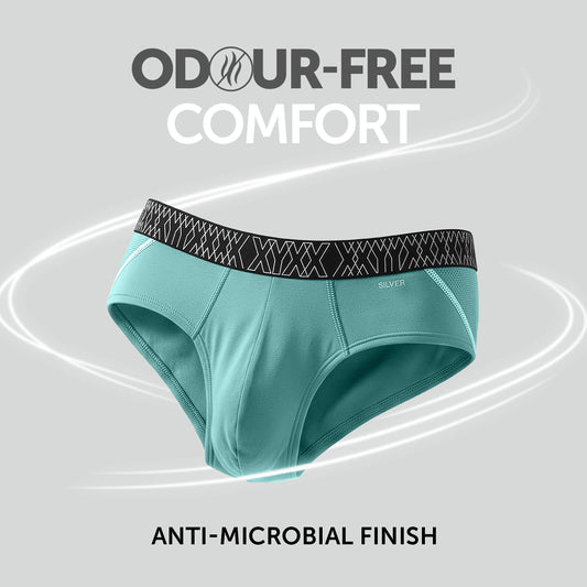 Sprint Cotton Stretch Briefs Atlas Blue