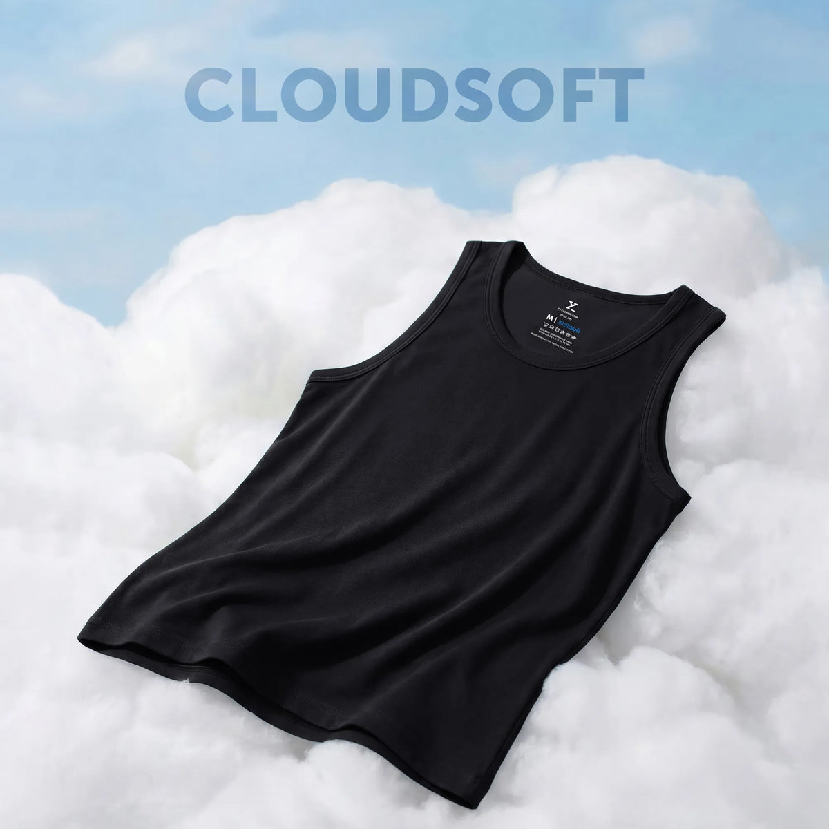 Ace Modal-Cotton Vest Black Knight