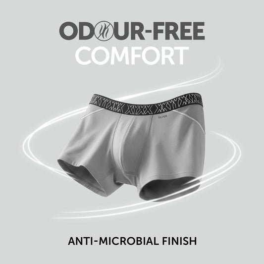 Sprint Cotton Stretch Trunks Opal Grey