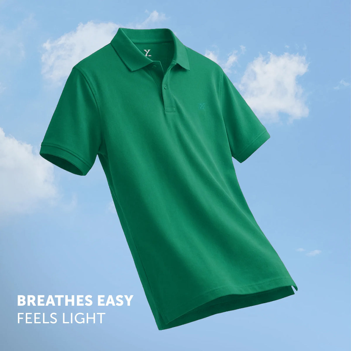 Nova Combed Cotton Polo T-shirts Fiesta Green