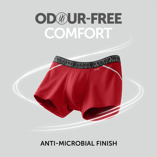 Sprint Cotton Stretch Trunks Rio Red