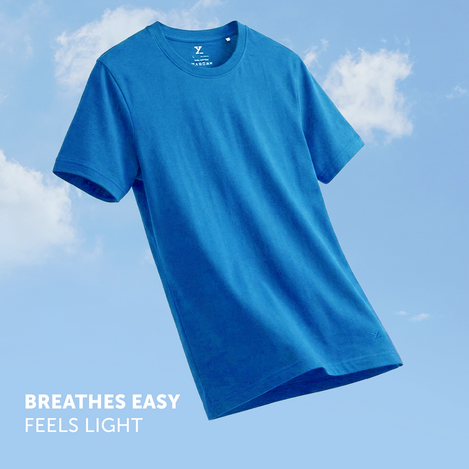 Pace Combed Cotton T-shirts Olympic Blue
