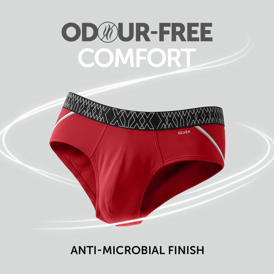 Sprint Cotton Stretch Briefs Rio Red
