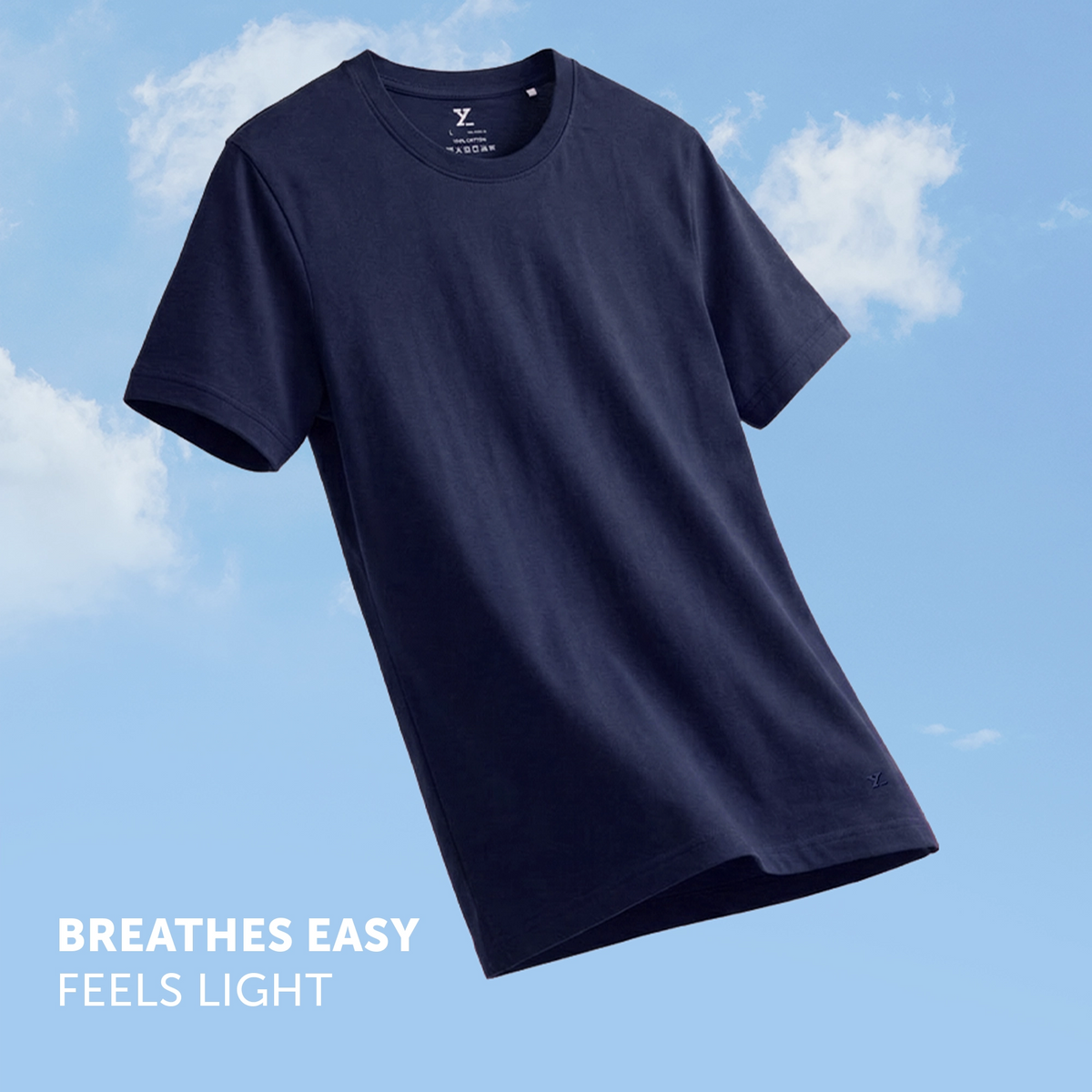 Pace Combed Cotton T-shirts Midnight Blue
