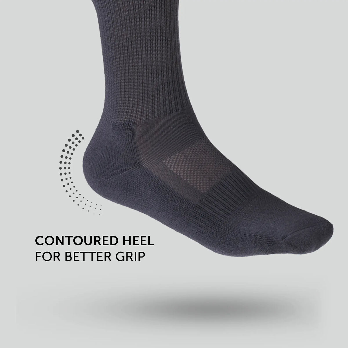 Crew-Length Socks - Graphite Grey