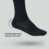 Crew-Length Socks - Pitch Black