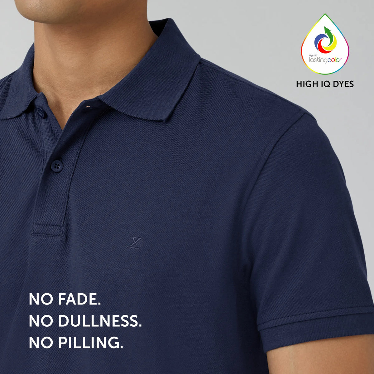 Nova Combed Cotton Polo T-shirts Midnight Blue