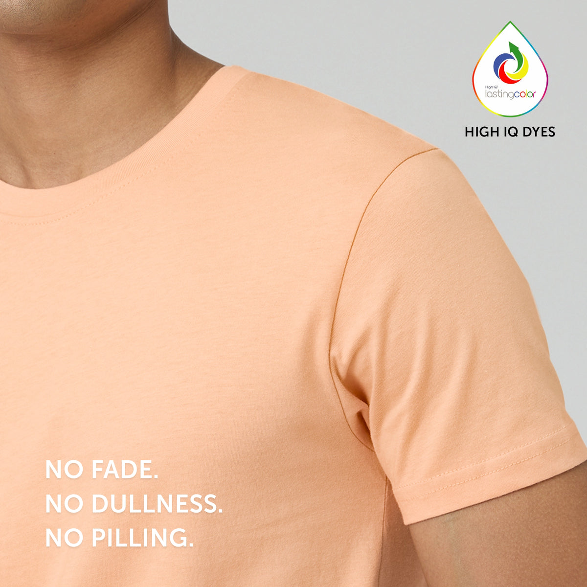 Pace Combed Cotton T-shirts Peach Blush