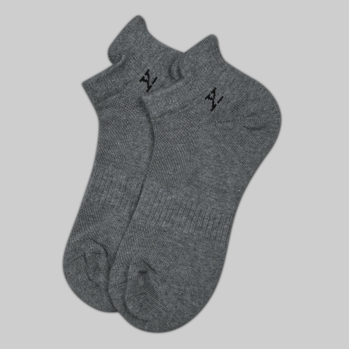 Uno Cotton Stretch Blend Socks Icy Grey - XYXX Crew