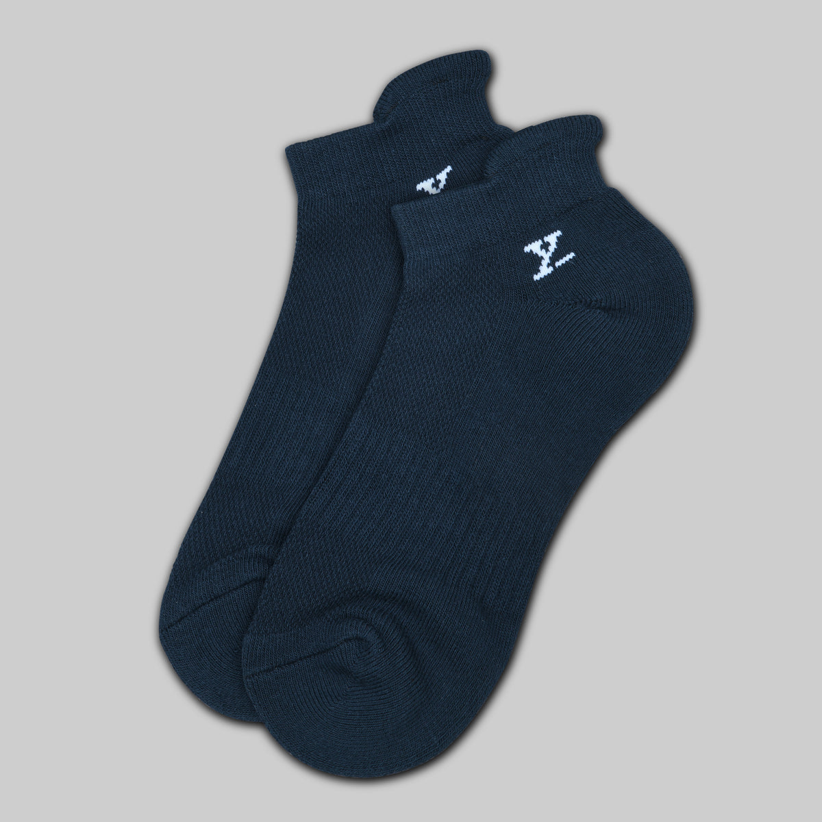 Uno Cotton Stretch Blend Socks Midnight Blue - XYXX Crew
