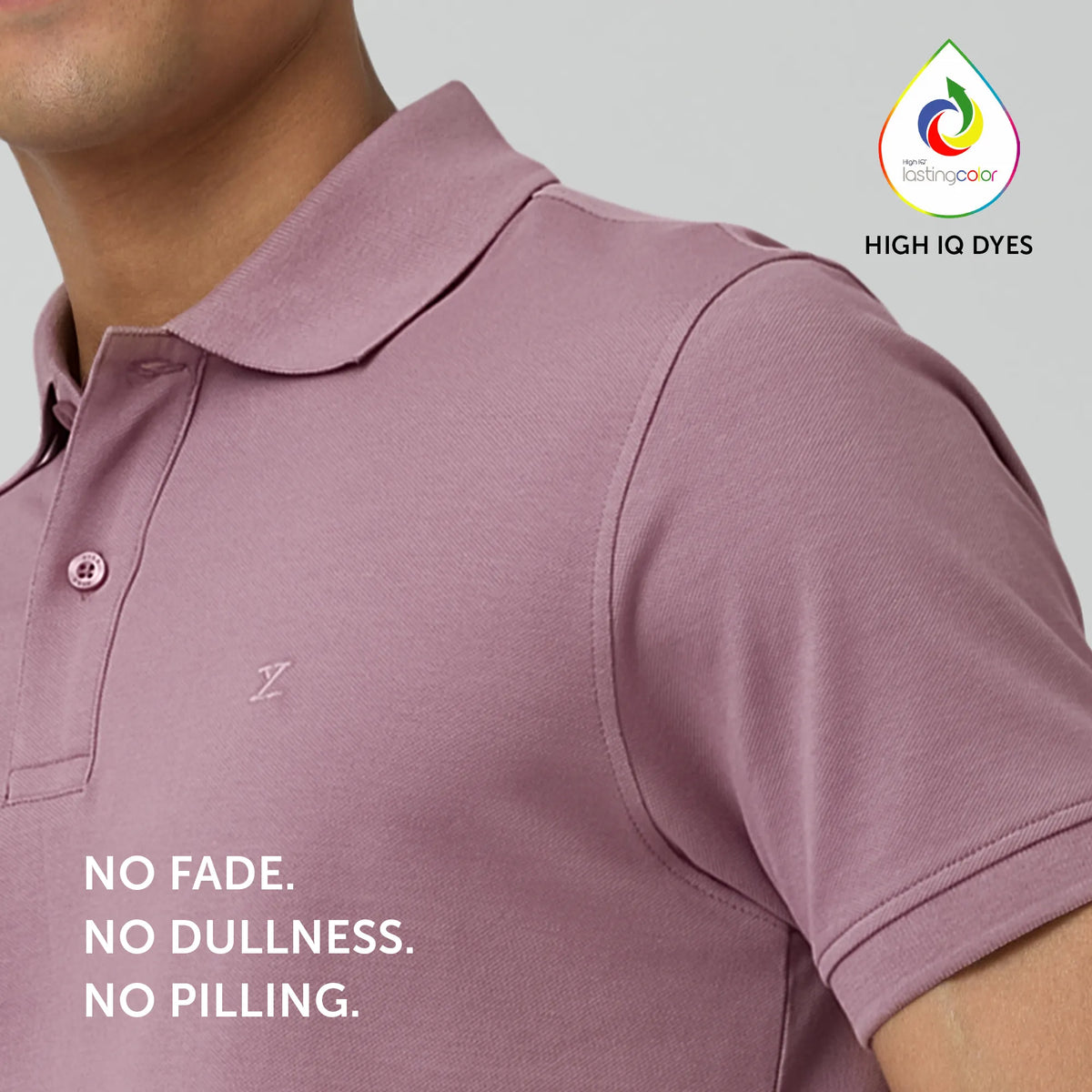 Nova Combed Cotton Polo T-shirts Rose Blush
