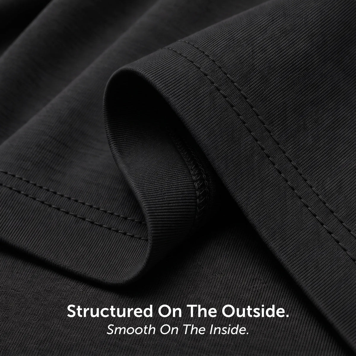 Cotton-Rich Oversized T-shirt - Pitch Black