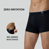 Traq Silver Cotton Trunks Black Knight