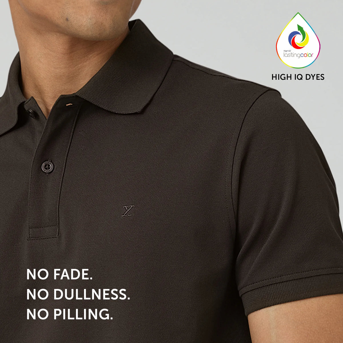 Nova Combed Cotton Polo T-shirts Mocha Brown