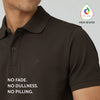 Nova Combed Cotton Polo T-shirts Mocha Brown