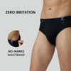 Traq Silver Cotton Briefs Black Knight