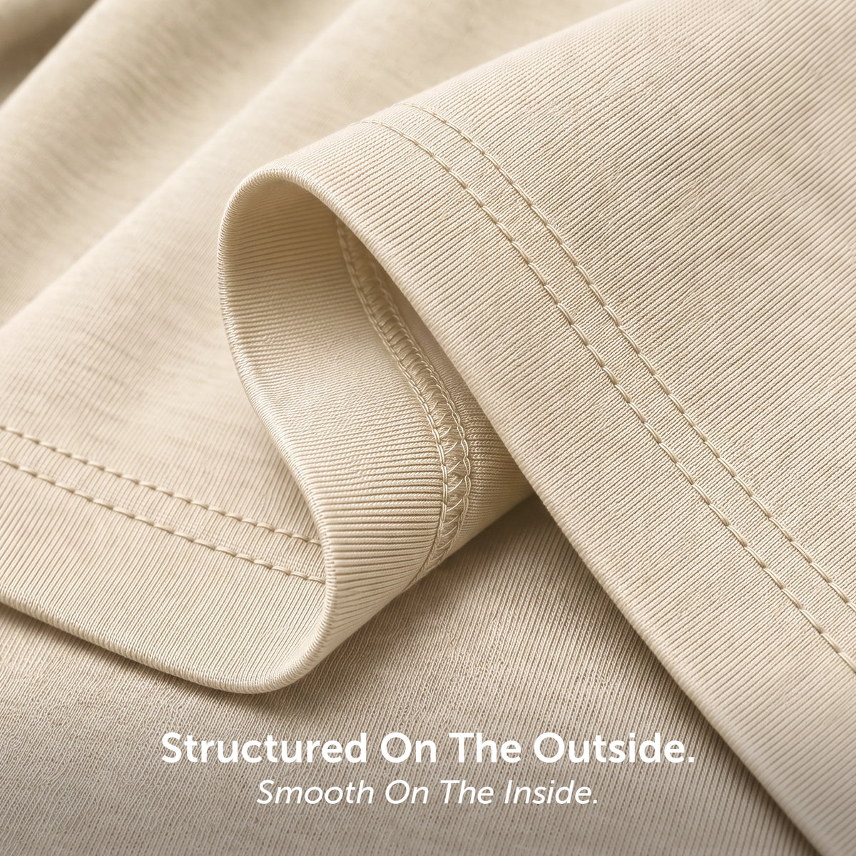 Cotton-Rich Oversized T-shirt - Dusty Beige