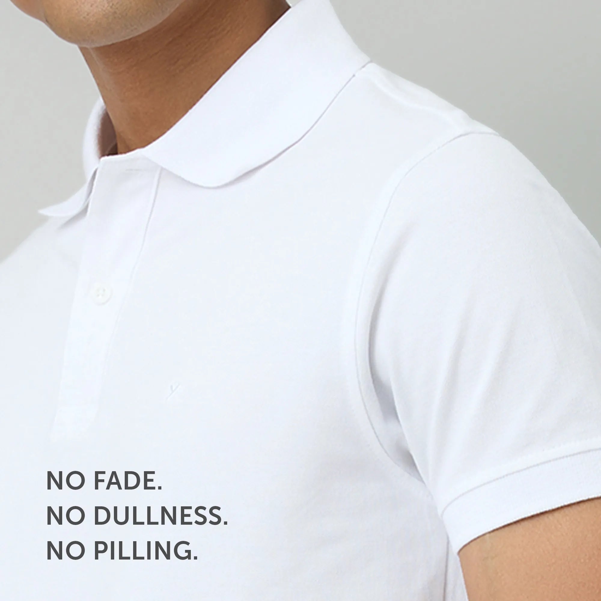Nova Combed Cotton Polo T-shirts Polar White