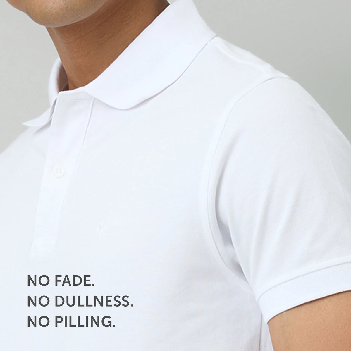 Nova Combed Cotton Polo T-shirts Polar White
