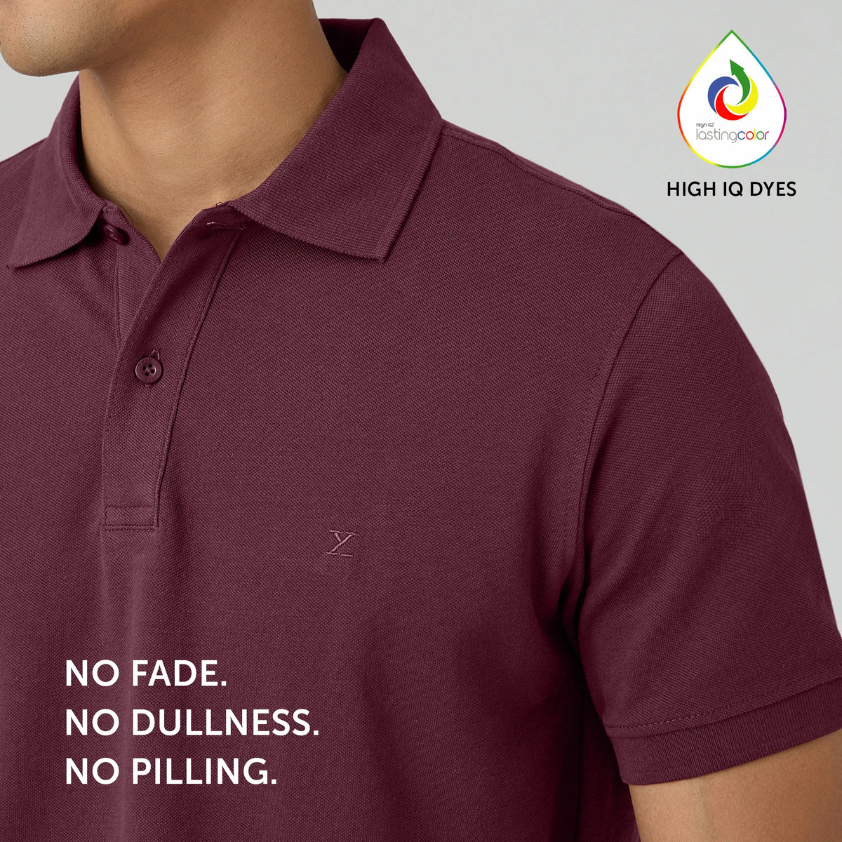 Nova Combed Cotton Polo T-shirts Merlot Maroon