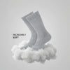 Crew-Length Socks - Cement Grey