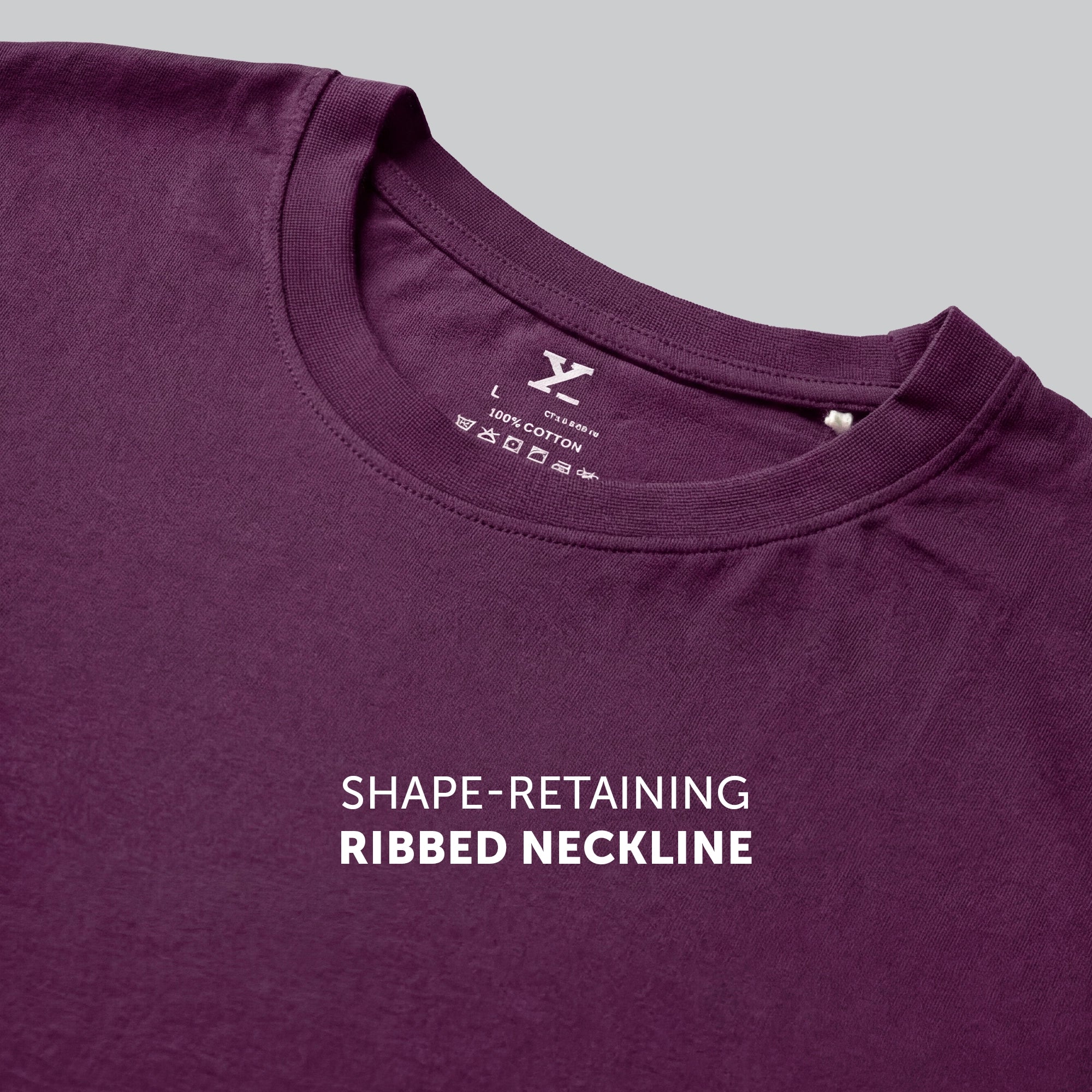 Pace Combed Cotton T-shirts Plum Red