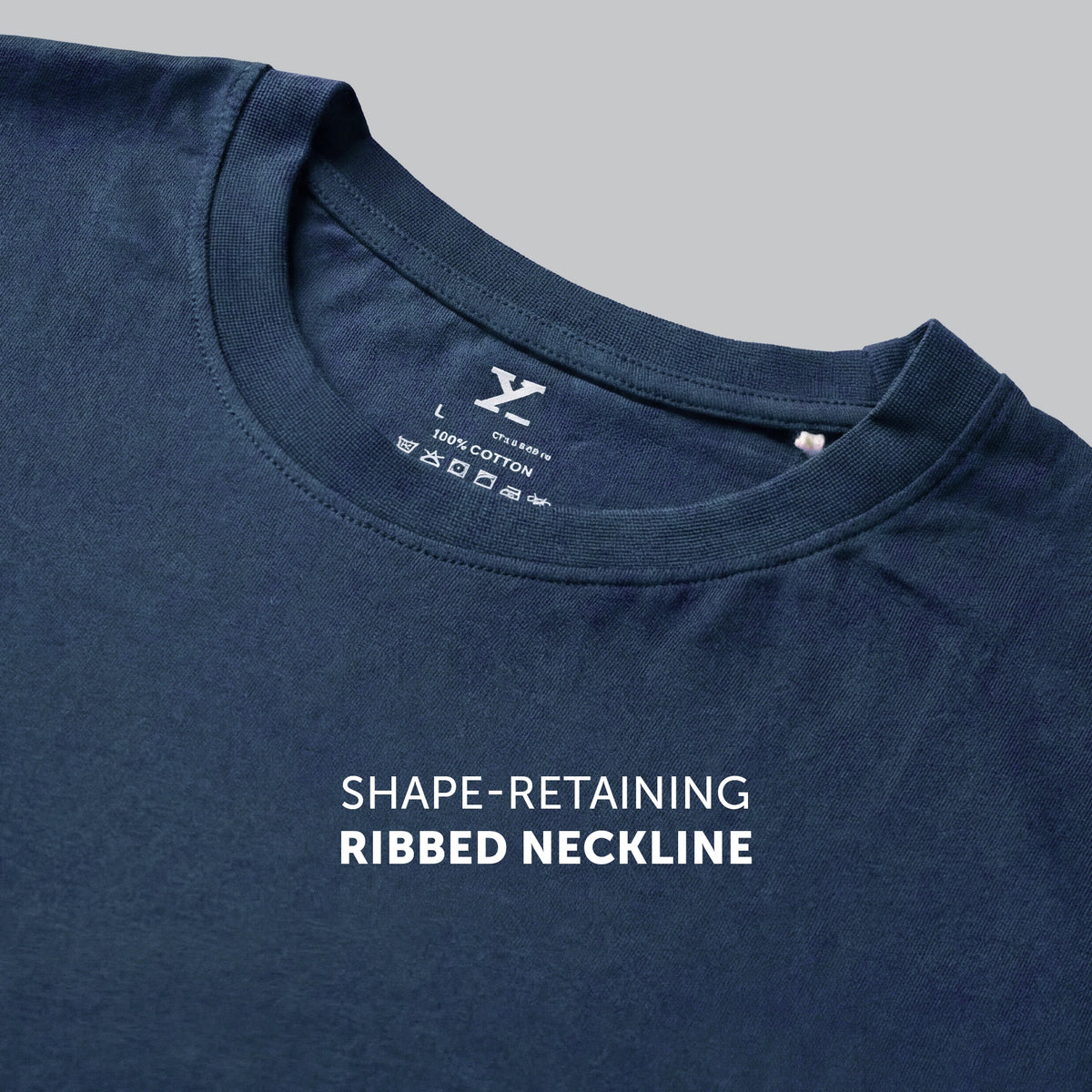 Pace Combed Cotton T-shirts Isle Blue
